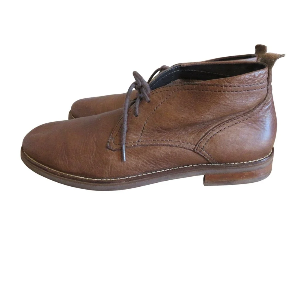 Cole Haan Mens C11847 Brown Leather Chukka Boots Ankle Lace Up Size 9 M